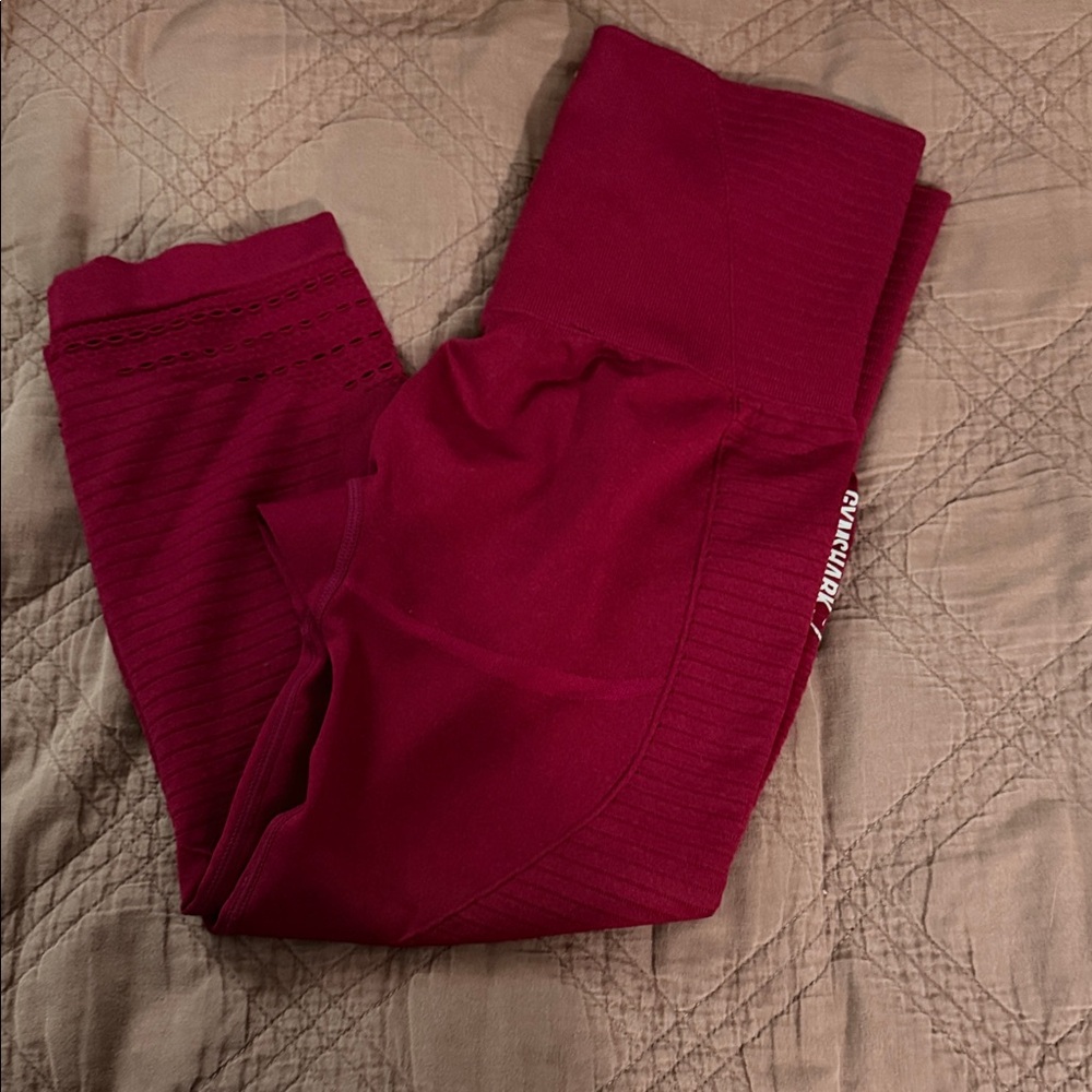 Women’s Gymshark Burgundy Leggings